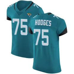 Men's Cooper Hodges Jacksonville Jaguars No.75 Elite Vapor Untouchable Alternate Jersey - Teal