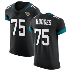 Men's Cooper Hodges Jacksonville Jaguars No.75 Elite Vapor Untouchable Jersey - Black