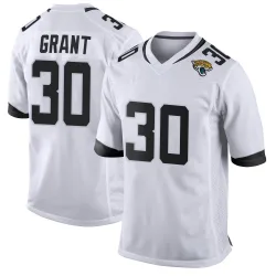 Men's Corey Grant Jacksonville Jaguars No.30 Game Jersey - White