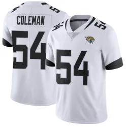 Men's DJ Coleman Jacksonville Jaguars No.54 Limited Vapor Untouchable Jersey - White
