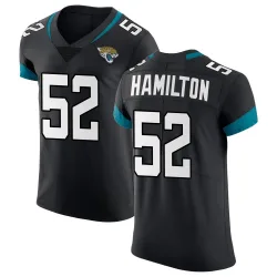 Men's DaVon Hamilton Jacksonville Jaguars No.52 Elite Vapor Untouchable Jersey - Black