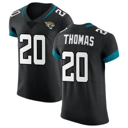Men's Daniel Thomas Jacksonville Jaguars No.20 Elite Vapor Untouchable Jersey - Black