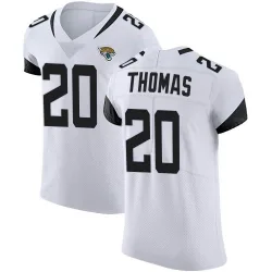 Men's Daniel Thomas Jacksonville Jaguars No.20 Elite Vapor Untouchable Road Jersey - White