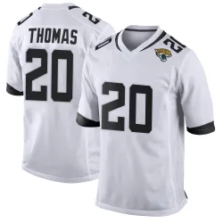 Men's Daniel Thomas Jacksonville Jaguars No.20 Game Jersey - White