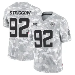 Men's Danny Striggow Jacksonville Jaguars No.92 Limited 2024 Salute to Service Jersey - Arctic Camo