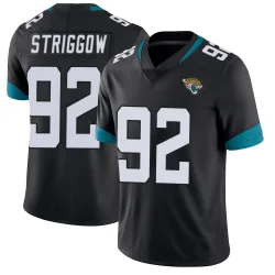 Men's Danny Striggow Jacksonville Jaguars No.92 Limited Vapor Untouchable Jersey - Black