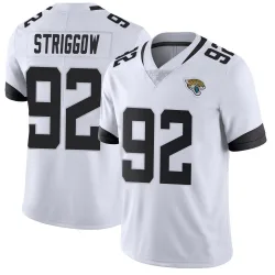 Men's Danny Striggow Jacksonville Jaguars No.92 Limited Vapor Untouchable Jersey - White