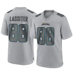 Men's Darius Lassiter Jacksonville Jaguars No.88 Game Atmosphere Fashion Jersey - Gray