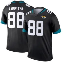Men's Darius Lassiter Jacksonville Jaguars No.88 Legend Jersey - Black