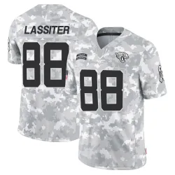 Men's Darius Lassiter Jacksonville Jaguars No.88 Limited 2024 Salute to Service Jersey - Arctic Camo