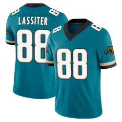 Men's Darius Lassiter Jacksonville Jaguars No.88 Limited Prowler Throwback Vapor F.U.S.E. Jersey - Teal
