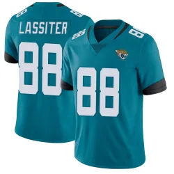 Men's Darius Lassiter Jacksonville Jaguars No.88 Limited Vapor Untouchable Jersey - Teal