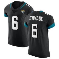 Men's Darnell Savage Jacksonville Jaguars No.6 Elite Vapor Untouchable Jersey - Black