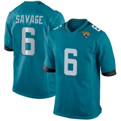 Men's Darnell Savage Jacksonville Jaguars No.6 Game Jersey - Teal