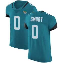 Men's Dawuane Smoot Jacksonville Jaguars No.0 Elite Vapor Untouchable Alternate Jersey - Teal