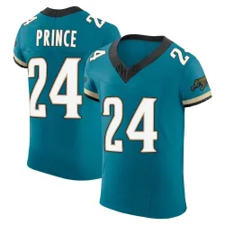 Men's De'Antre Prince Jacksonville Jaguars No.24 Elite Prowler Throwback Vapor F.U.S.E. Jersey - Teal