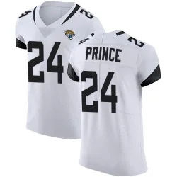 Men's De'Antre Prince Jacksonville Jaguars No.24 Elite Vapor Untouchable Road Jersey - White