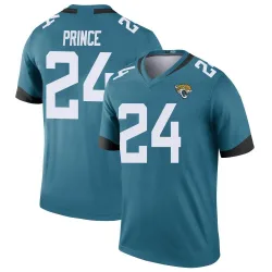 Men's De'Antre Prince Jacksonville Jaguars No.24 Legend Color Rush Jersey - Teal