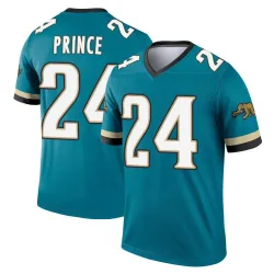 Men's De'Antre Prince Jacksonville Jaguars No.24 Legend Prowler Throwback Jersey - Teal