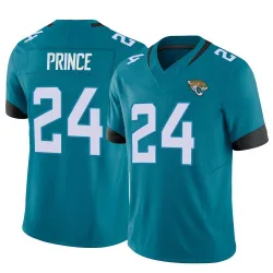 Men's De'Antre Prince Jacksonville Jaguars No.24 Limited Vapor F.U.S.E. Jersey - Teal