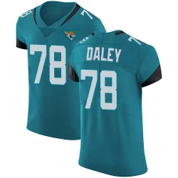 Men's Dennis Daley Jacksonville Jaguars No.78 Elite Vapor Untouchable Alternate Jersey - Teal