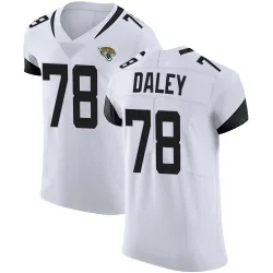 Men's Dennis Daley Jacksonville Jaguars No.78 Elite Vapor Untouchable Road Jersey - White