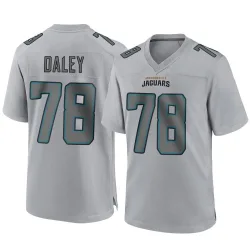 Men's Dennis Daley Jacksonville Jaguars No.78 Game Atmosphere Fashion Jersey - Gray