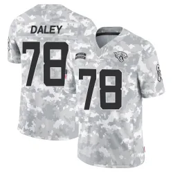 Men's Dennis Daley Jacksonville Jaguars No.78 Limited 2024 Salute to Service Jersey - Arctic Camo