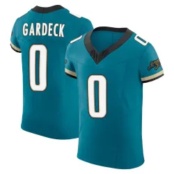 Men's Dennis Gardeck Jacksonville Jaguars No.0 Elite Prowler Throwback Vapor F.U.S.E. Jersey - Teal