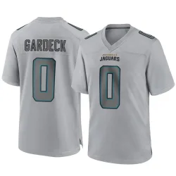 Men's Dennis Gardeck Jacksonville Jaguars No.0 Game Atmosphere Fashion Jersey - Gray
