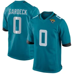Men's Dennis Gardeck Jacksonville Jaguars No.0 Game Jersey - Teal