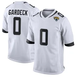 Men's Dennis Gardeck Jacksonville Jaguars No.0 Game Jersey - White
