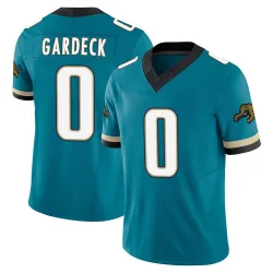 Men's Dennis Gardeck Jacksonville Jaguars No.0 Limited Prowler Throwback Vapor F.U.S.E. Jersey - Teal