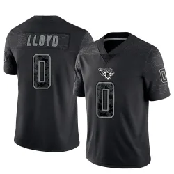 Men's Devin Lloyd Jacksonville Jaguars No.0 Limited Reflective Jersey - Black