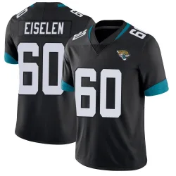 Men's Dieter Eiselen Jacksonville Jaguars No.60 Limited Vapor Untouchable Jersey - Black