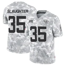 Men's Doneiko Slaughter Jacksonville Jaguars No.35 Limited 2024 Salute to Service Jersey - Arctic Camo