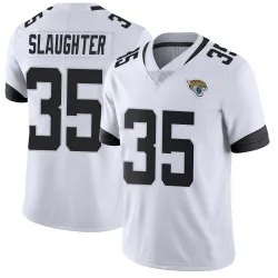 Men's Doneiko Slaughter Jacksonville Jaguars No.35 Limited Vapor Untouchable Jersey - White