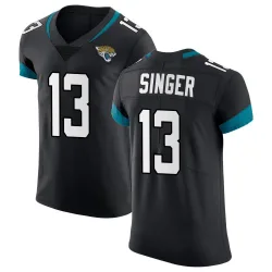 Men's Dorian Singer Jacksonville Jaguars No.13 Elite Vapor Untouchable Jersey - Black