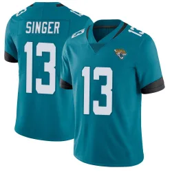 Men's Dorian Singer Jacksonville Jaguars No.13 Limited Vapor Untouchable Jersey - Teal