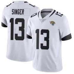 Men's Dorian Singer Jacksonville Jaguars No.13 Limited Vapor Untouchable Jersey - White