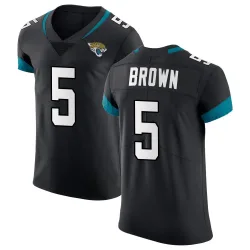 Men's Dyami Brown Jacksonville Jaguars No.5 Elite Vapor Untouchable Jersey - Black
