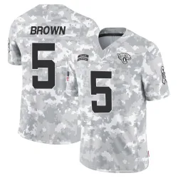 Men's Dyami Brown Jacksonville Jaguars No.5 Limited 2024 Salute to Service Jersey - Arctic Camo