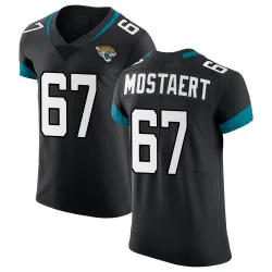 Men's Eli Mostaert Jacksonville Jaguars No.67 Elite Vapor Untouchable Jersey - Black