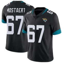 Men's Eli Mostaert Jacksonville Jaguars No.67 Limited Vapor Untouchable Jersey - Black