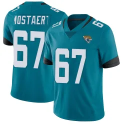 Men's Eli Mostaert Jacksonville Jaguars No.67 Limited Vapor Untouchable Jersey - Teal