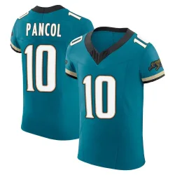 Men's Eli Pancol Jacksonville Jaguars No.10 Elite Prowler Throwback Vapor F.U.S.E. Jersey - Teal