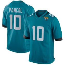 Men's Eli Pancol Jacksonville Jaguars No.10 Game Jersey - Teal