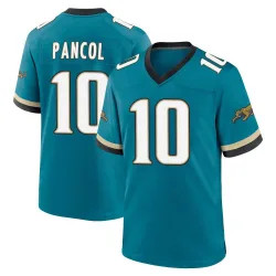 Men's Eli Pancol Jacksonville Jaguars No.10 Game Prowler Throwback Jersey - Teal