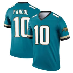 Men's Eli Pancol Jacksonville Jaguars No.10 Legend Prowler Throwback Jersey - Teal