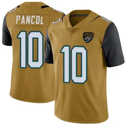 Men's Eli Pancol Jacksonville Jaguars No.10 Limited Color Rush Vapor Untouchable Jersey - Gold